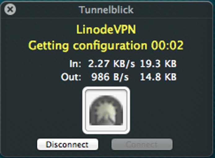 Splash screen for TunnelBlick. Splash screen for TunnelBlick.